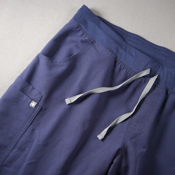 Figs Other - FIGS Kade Cargo Scrub Drawstring Cargo Women Scrub Pants XXL/P Medical Blue